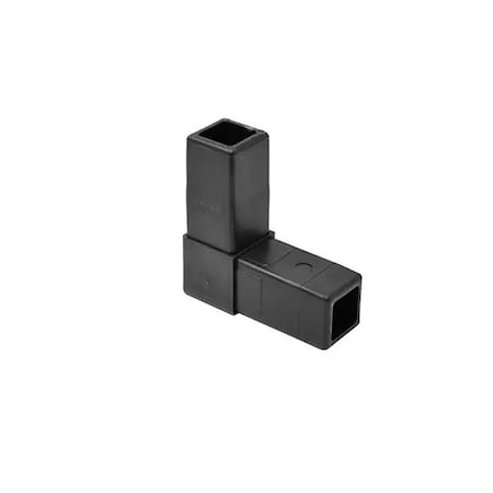 Eztube 2-Way Black L Connector  Hammer Fit 200-300 BK-HF 200-300 BK-HF